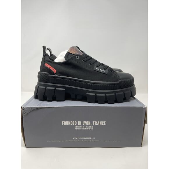 Palladium Shoe Women's 8M Revolt LO TX Black/Black 97243-010-M Retail $170 - Picture 5 of 8